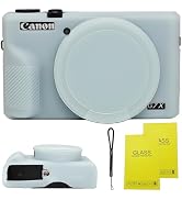 SZHSYJY Case for Canon Powershot G7 X Mark III Digital Camera,Soft Silicone Case for Canon Powers...