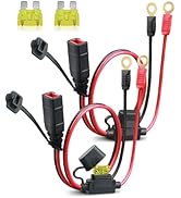 YHPWOQ 2 Pack 16AWG GC002 X-Connect Compatible with NOCO Battery Charger Accessories, M6 (1/4in) ...