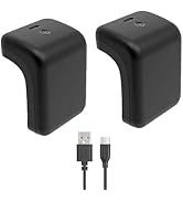 2 Pack 2000mAh Wireless Charger for PS5 Controller, Rechargeable Battery Pack and Charge Kit with...