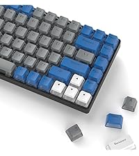 Womier Japanese Cute Keycaps - PBT Keyboard Keycaps Custom Shine Through Backlit 60 65 75 100 Percen...
