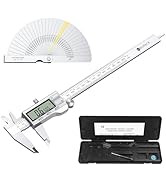 Neoteck 8 inch Digital Caliper and Feeler Gauge Set Stainless Steel LCD Display Digital Caliper M...