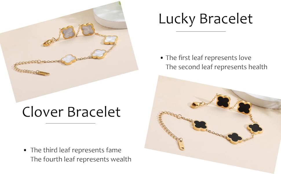 lucky clover bracelets