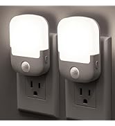 Briignite Motion Sensor Night Light, Night Light, Dusk to Dawn Night Light 2Pack, Dimmable Led Ni...