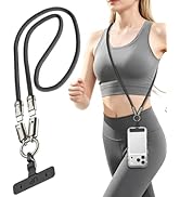EndlesShine Phone Lanyard Crossbody 4ft (120cm) with Built-in 240W USB-C to USB-C Charging Cable ...