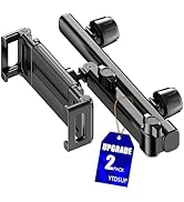 YTDSUP 2026 Tablet Holder for Car Headrest 2 PACK [3 in 1 Sturdy Upgrade Extension Arm] 360° Rota...