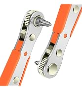 OSDUE Mini Ratchet Wrench,Right Angle Phillips Magnetic Screwdriver for Tight Spaces with 1/4" Dr...