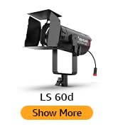 Aputure LS 60d Focusing LED Video Light CRI 95+ TLCI 95+ 50000lux @1m App Control Built-in 8 Ligh...