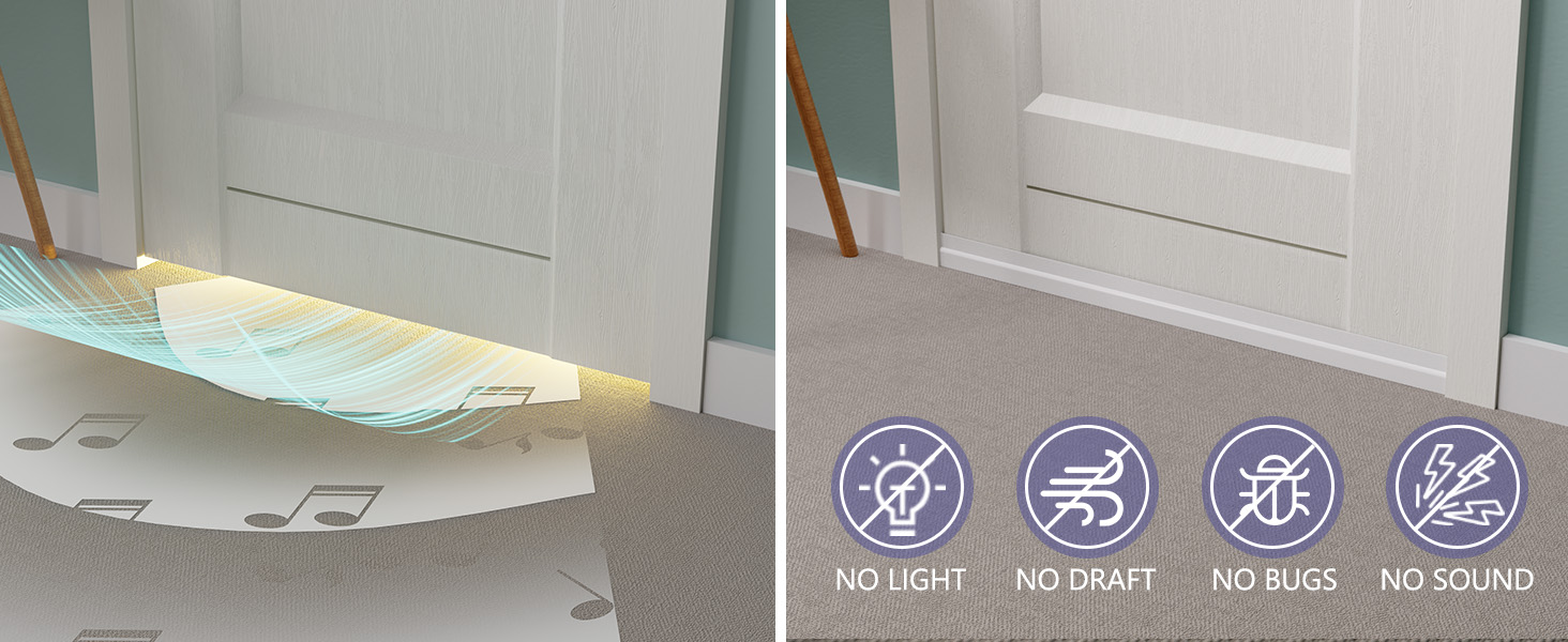 door draft stopper
