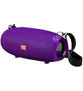T&amp;G Portable Bluetooth Speaker, 30W Wireless Dual Speakers with TWS Hi-Res Audio, Supports TF Car...