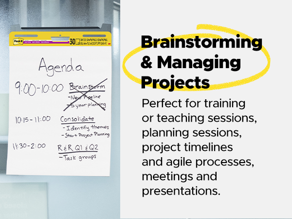 brainstorming &amp; managing projects