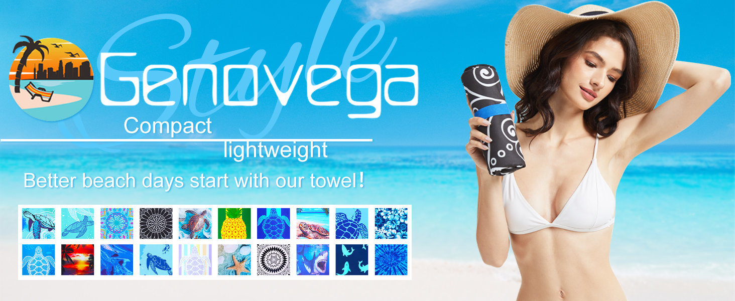 compact lightweight beach towel