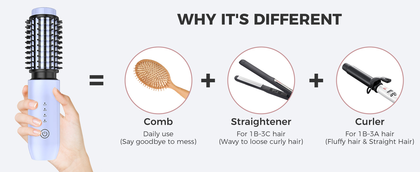 cordless brush curling iron curling iron brush curling brush