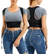 URSEXYLY Back Brace and Posture Corrector for Women and Men, Lightweight Shoulder Straightener Ad...