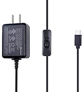 RasTech Raspberry Pi 4 USB-C (Type C) Power Supply, 5V 3A Raspberry AC Adapter RPi 4b Model B 1GB...