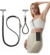 ORNARTO Adjustable Phone Lanyard – Crossbody &amp; Wrist Strap, Durable &amp; Skin-Friendly, Universal Fi...