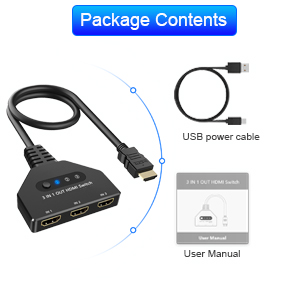 hdmi switch 3 in 1 out