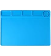 WMORE Soldering Mat Silicone Insulation Soldering Pad Repair Work Kit Heat-resistant Magnetic Sol...