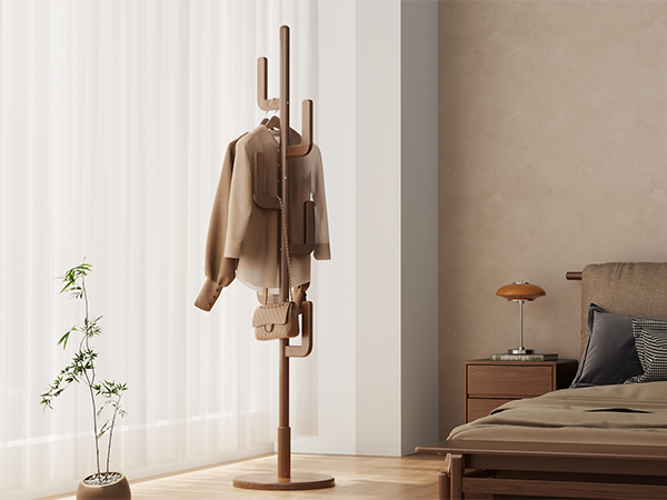 Bedroom coat rack