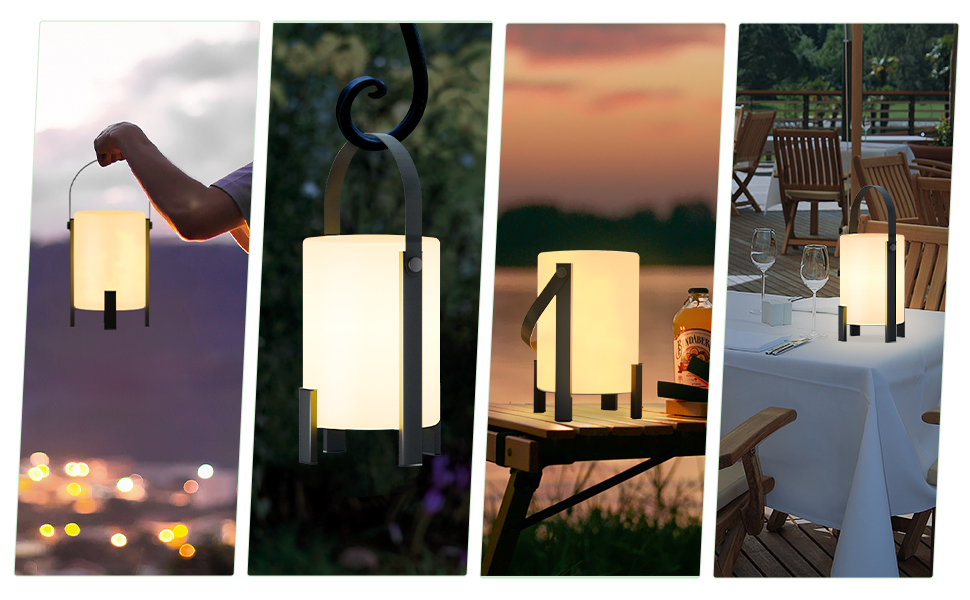 LED Lamp Shower Lamp Rechargeable Lantern