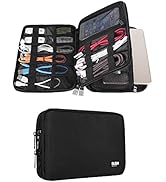 BUBM Double Layer Electronic Accessories Organizer, Travel Gadget Bag for Cables, USB Flash Drive...