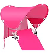 XL Universal Beach Chair Umbrella Canopy, UPF 50+ Chair Sun Shade Attachment with Adjustable Clam...