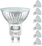 TAIYALOO GU10 LED Bulb, 50 Watt Halogen Equivalent, 2700K Warm White, 4W 450LM MR16 LED Bulbs wit...