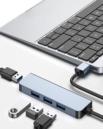  USB C to USB 3.0 Hub USB Splitter for MacBook