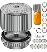 M12 Auto Stop Electric Mason Jar Vacuum Sealer - 2026 Upgrade Smart Jar Vacuum Sealer for Mason J...