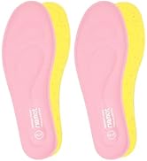 2 Pairs riemot Memory Foam Insoles for Women Replacement Inserts for Sports Trainers Sneakers Wor...