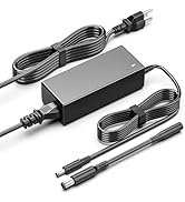 65W Laptop Charger Compatible with Dell Inspiron 11 13 14 15 17 24-3000 5000 7000 Series, 2 Tips ...