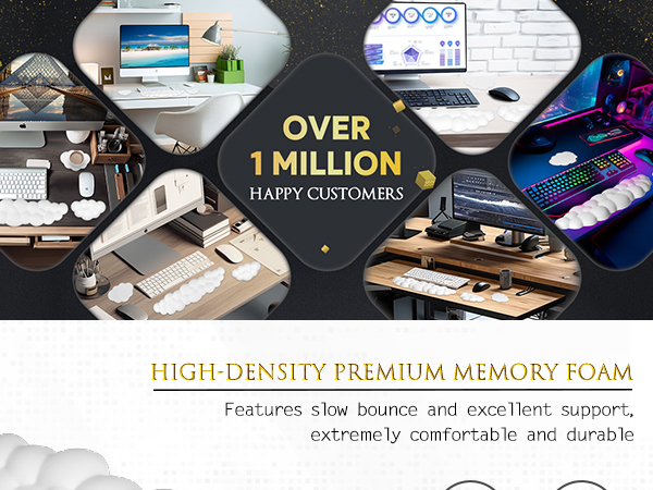 cloud keyboard wirst rest