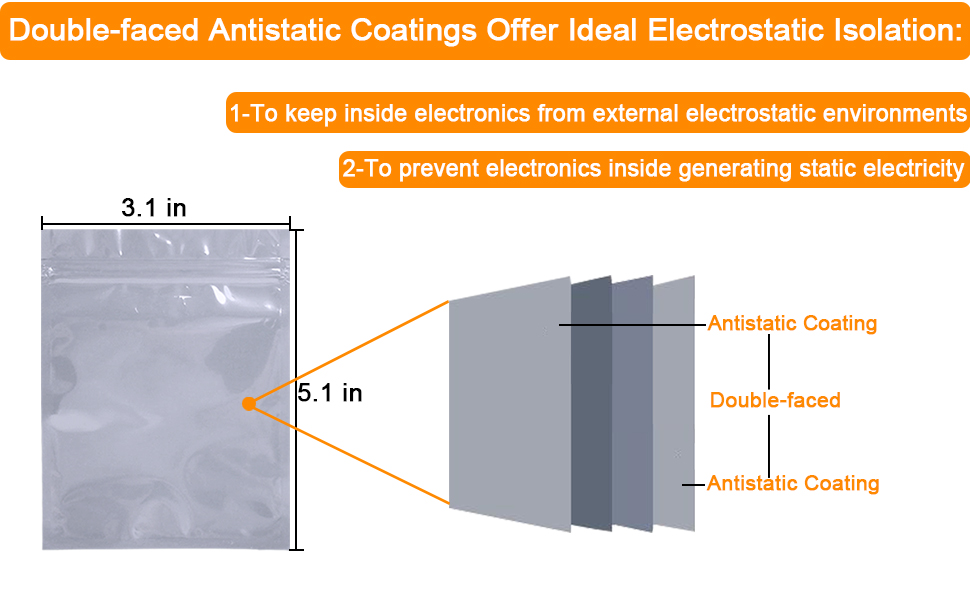 static shielding bag 4x6