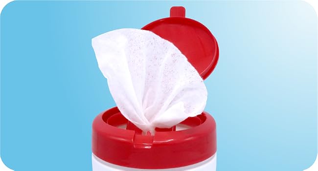 Isopropyl alcohol wipe first aid antiseptic