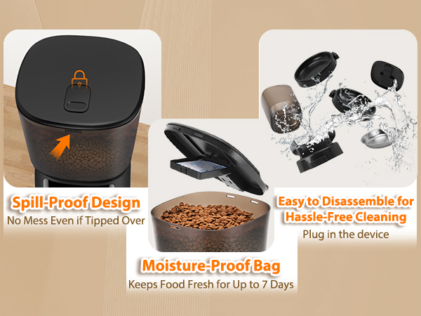 automatic cat food dispenser