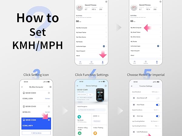 bike computer with free indoor training