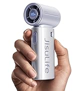 JISULIFE Handheld Fan Life9S, Turbo Power: High-Speed Motor, Up to 22H Runtime, 5000mAh Rechargea...