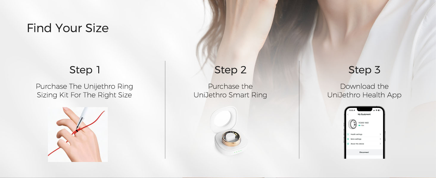 The smart healthy traker ring