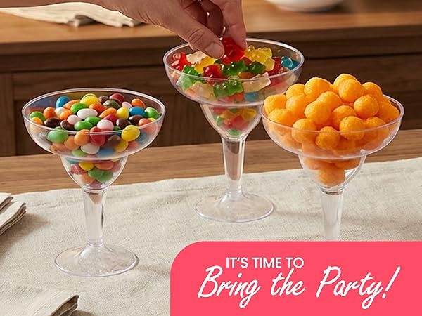 Clear Plastic Margarita Glasses - It's Time to Bring the Party!