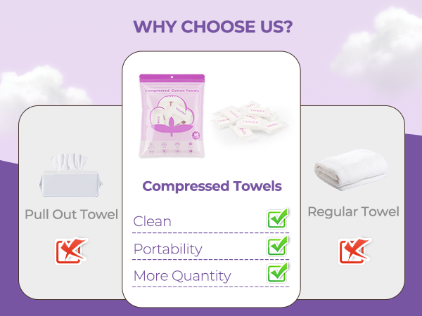 mini compressed towels 