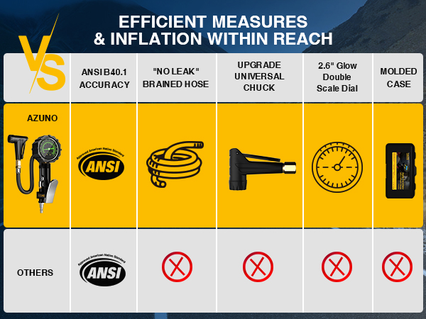 bike pump with gauge