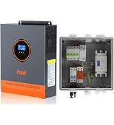 5000W Solar Inverter 48V to 120V Built-in 80A MPPT Controller, Max.PV Input 5.5KW, 500V VOC &amp; Sol...