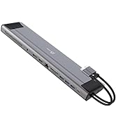 j5create USB C Dual 4K 60Hz Display Docking Station (12-in-1), Built-in M.2 SSD Slot, HDMI, Displ...
