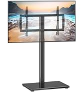 XINLEI Universal Pedestal TV Stand with Bracket for 32"-75" TVs Floor TV Stand w/Cable Management...