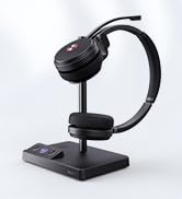 Yealink WH62 Wireless Headset with Microphone Teams Zoom Certified for PC Computer Laptop Mac for...