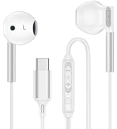 USB Type C Wired Earbuds for Samsung Galaxy S25 Ultra/S25 FE/S25/S24 Ultra/S24/S23, USB C Headpho...