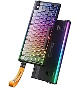 ATTACK SHARK R85 HE Rapid Trigger Keyboard Magnetic Switch with Custom Lightbox, 75% Wired Mechan...