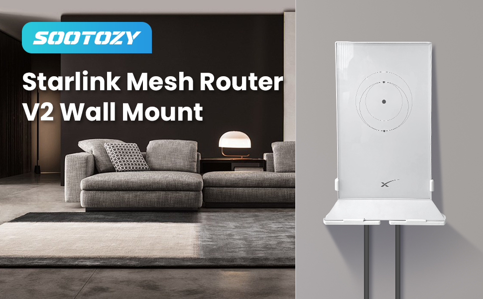 Starlink Wall Mount, Starlink Router Wall Mount Internet Kit Brackets Holder Starlink Extender
