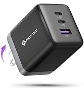 NOVOO 100W USB C Charger Block (GaN III), 3-Port Fast Foldable Compact Wall Charger for MacBook P...