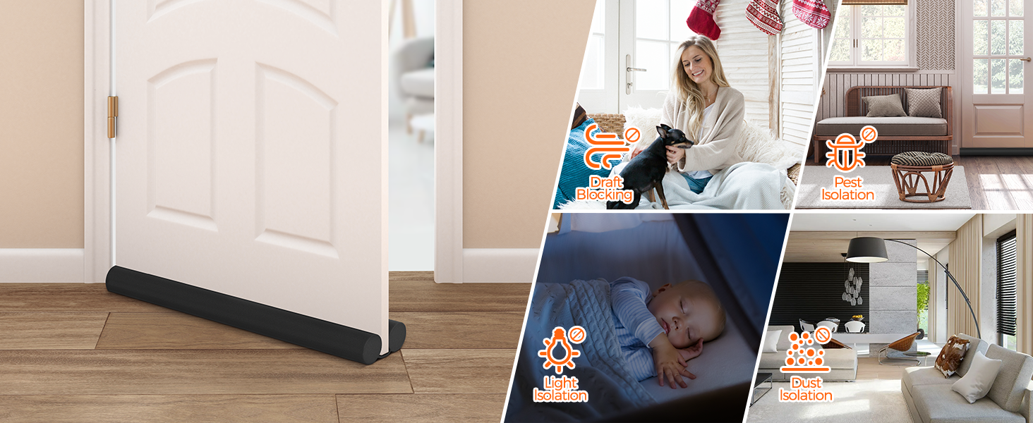 door draft stopper