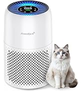 Pet Air Purifier for Home, AromaRoom Air Purifiers for Pet Hair Dander Odor Allergies Smoke, H13 ...